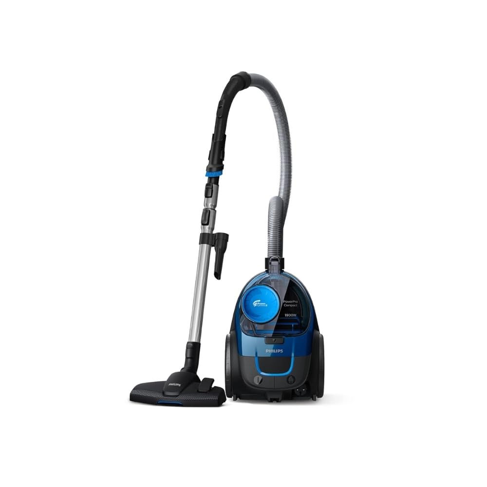 PowerPro FC9352/01-Compact Bagless Vacuum Cleaner for Home |1900Watts for Powerful Suction |Compact and Lightweight| PowerCyclone 5 Technology and MultiClean Nozzle |2 Years Warranty