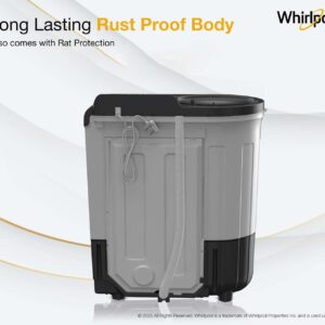 Whirlpool 6.5 Kg 5 Star Magic Clean Semi-Automatic Top Loading Washing Machine (MAGIC CLEAN 6.5 GREY, 4 Year Comprehensive Warranty, 1400 RPM Motor, 5 Year Motor Warranty)